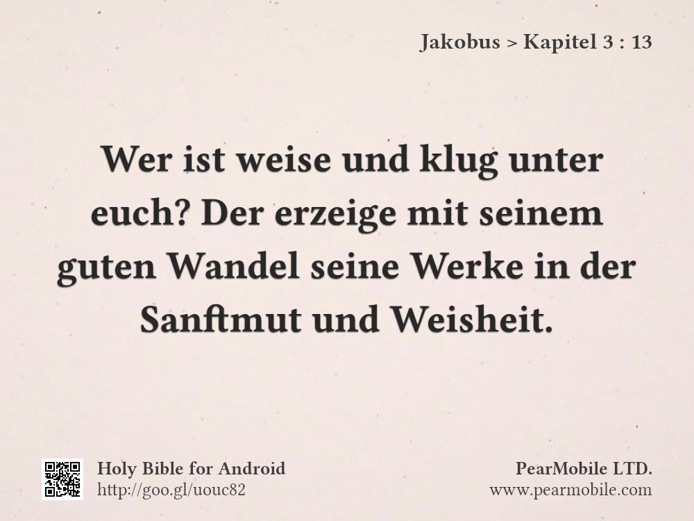 Jakobus, Kapitel 3:13